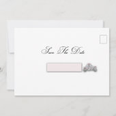 Princess Castle Save the Date Wedding Invitation (Achterkant)