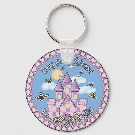 Princess Castle Sleutelhanger (Voorkant)
