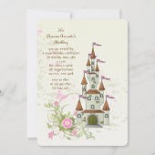 Princess' Castle uitnodiging (Voorkant)