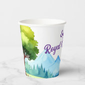 Princess Castle Verjaardag Papieren Cups Bekers (Voorkant)