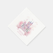 Princess Castle Verjaardag Party Papier servet (Hoek)