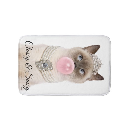 Princess Cat Bgloebel gom Badmat (Voorkant)