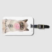 Princess Cat Bgloebel gom Bagagelabel (Voorkant (horizontaal))