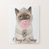 Princess Cat Bgloebel gom Legpuzzel (Verticaal)