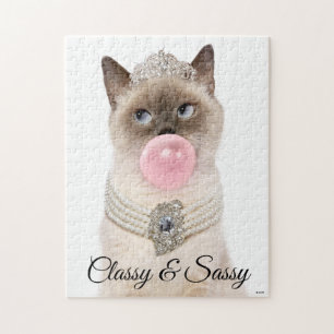 Princess Cat Bgloebel gom Legpuzzel