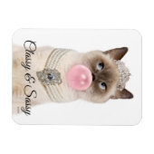 Princess Cat Bgloebel gom Magneet (Horizontaal)