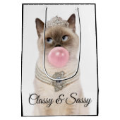 Princess Cat Bgloebel gom Medium Cadeauzakje (Achterkant)