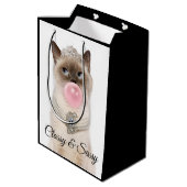 Princess Cat Bgloebel gom Medium Cadeauzakje (Achterkant Gekanteld)