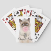 Princess Cat Bgloebel gom Pokerkaarten (Achterkant)