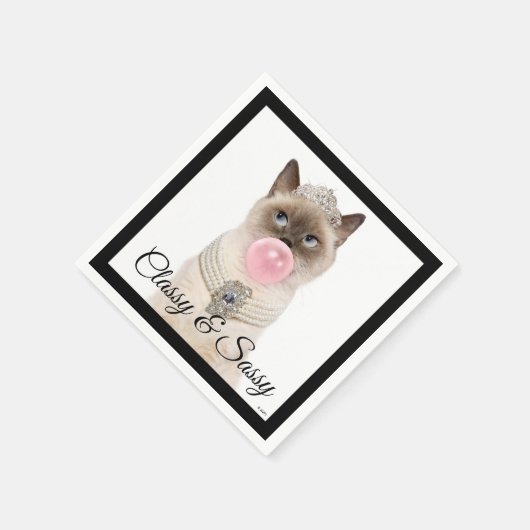 Princess Cat Bgloebel gom Servet (Hoek)