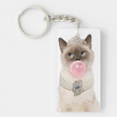 Princess Cat Bgloebel gom Sleutelhanger (Voorkant)
