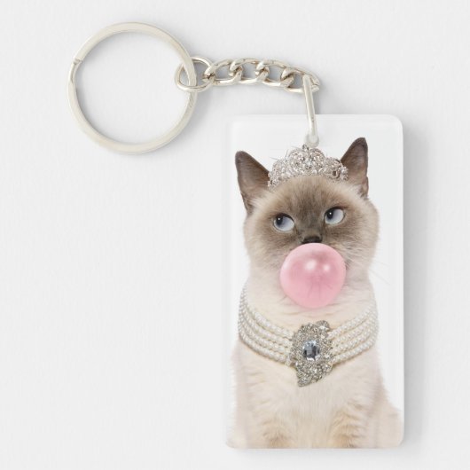 Princess Cat Bgloebel gom Sleutelhanger (Voorkant)