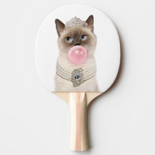 Princess Cat Bgloebel gom Tafeltennisbatje