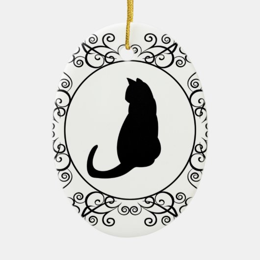 Princess Cat Keramisch Ornament (Voorkant)