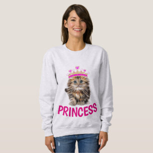 PRINCESS CAT kITTEN T-Shirts, Dames meisjes Trui