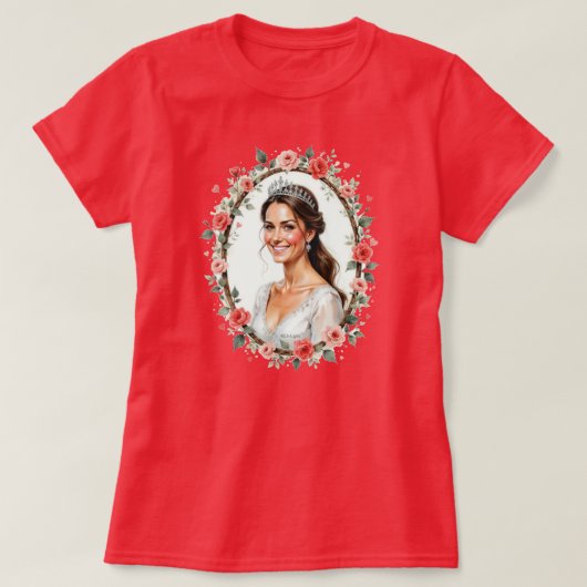Princess Catherine of England, Princess of Wales T-shirt (Design voorkant)