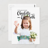 Princess Charlotte 6th Birthday Briefkaart (Voorkant / Achterkant)