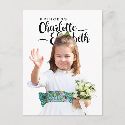 Princess Charlotte 6th Birthday Briefkaart (Voorkant)