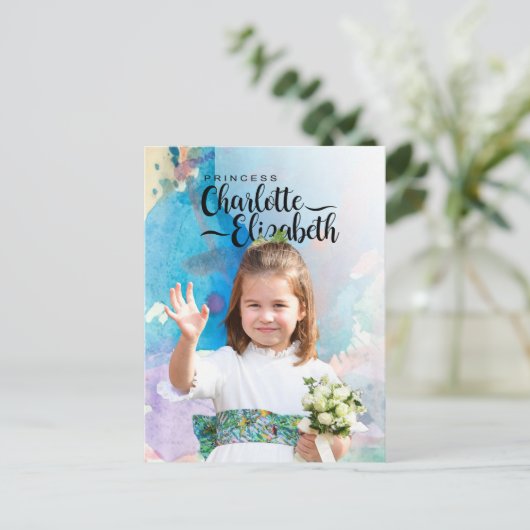 Princess Charlotte 6th Birthday Briefkaart (Staand voorkant)