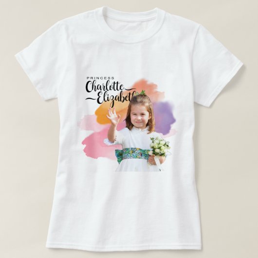 Princess Charlotte 6th Birthday T-Shirt (Design voorkant)