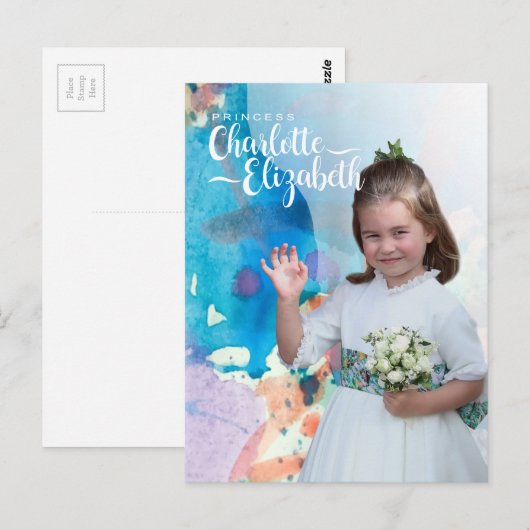 Princess Charlotte 7th Birthday Briefkaart (Voorkant / Achterkant)
