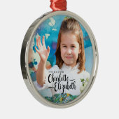 Princess Charlotte 7th Metal Ornament (Rechts)