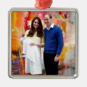 Princess Charlotte Diana Metalen Ornament (Voorkant)