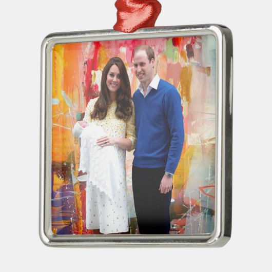 Princess Charlotte Diana Metalen Ornament (Links)