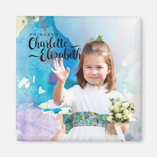 Princess Charlotte Elizabeth 6th Birthday Magnet (Voorkant)