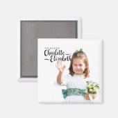 Princess Charlotte Elizabeth 6th Birthday Magnet (Voorkant / Achterkant)