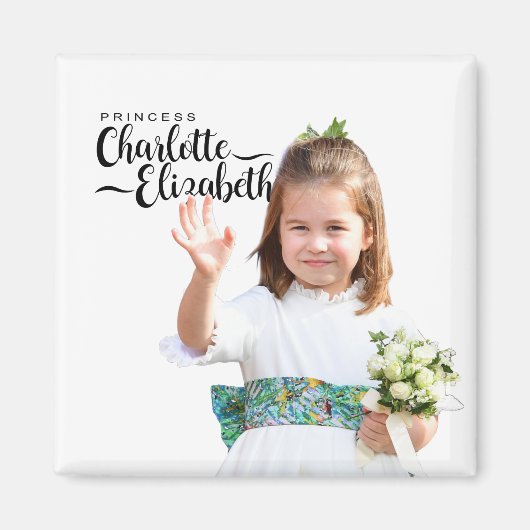 Princess Charlotte Elizabeth 6th Birthday Magnet (Voorkant)