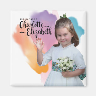 Princess Charlotte Elizabeth 6th Birthday Magnet