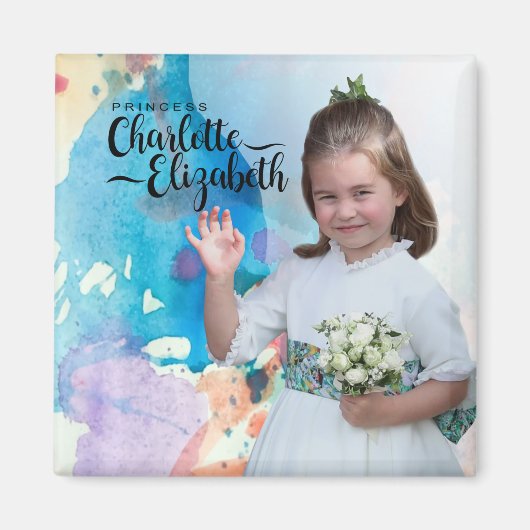 Princess Charlotte Elizabeth 6th Birthday Magnet (Voorkant)