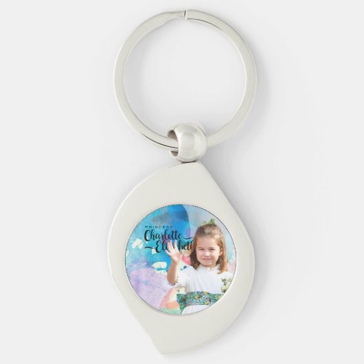 Princess Charlotte Elizabeth 6th Birthday Magnet Sleutelhanger (Voorkant)
