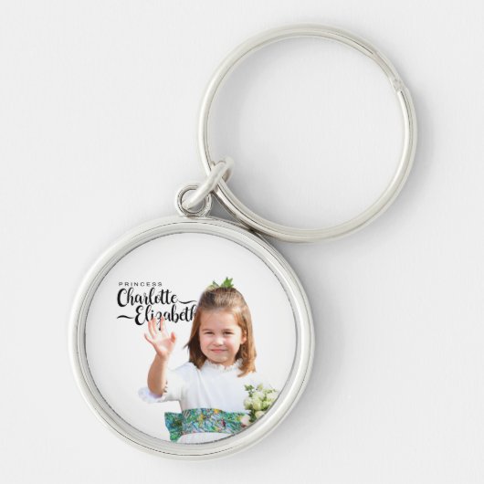Princess Charlotte Elizabeth 6th Birthday Magnet Sleutelhanger (Voorkant)