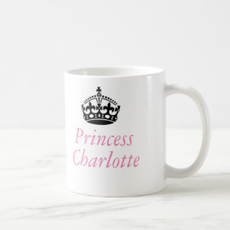 Princess Charlotte en British crown Koffiemok