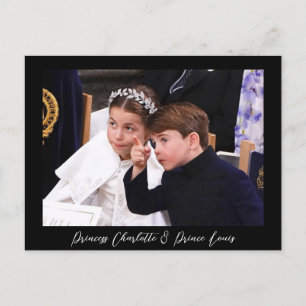 Princess Charlotte en Prince Louis Briefkaart