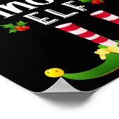 Princess Christmas Elf Matching Pajama X-mas Party Poster (Hoek)