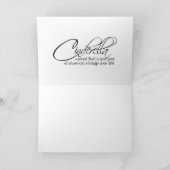 Princess Cinderella Leopard Red Shoes Quote Kaart (Binnen)