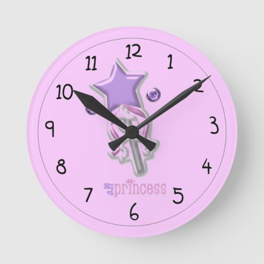 Princess Clock Ronde Klok (Voorkant)