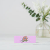Princess Coach-profielkaart Mini Visitekaartje (Staand voorkant)