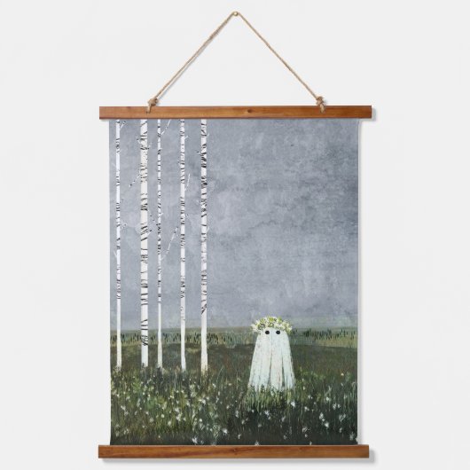 Princess Cottongrass Hangend Wandkleed (Voorkant)