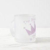 Princess Crown 3rd Birthday Tshirts en Gifts Matglas Koffiemok (Voorkant links)
