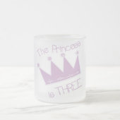 Princess Crown 3rd Birthday Tshirts en Gifts Matglas Koffiemok (Center)