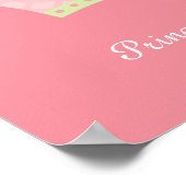 Princess Crown - Aangepaste Kinder wandkunst Poster (Hoek)