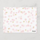 Princess Crown Baby shower Woorden van advies Briefkaart (Achterkant)