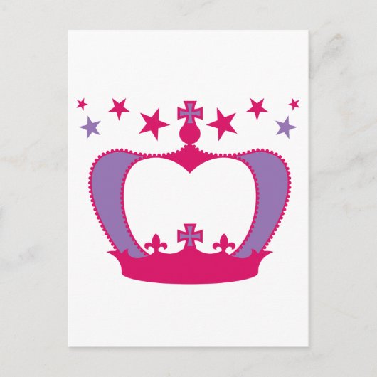 Princess Crown Briefkaart (Voorkant)