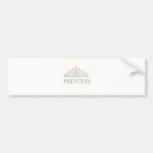 Princess Crown Bumpersticker (Voorkant)