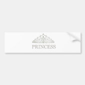 Princess Crown Bumpersticker (Voorkant)