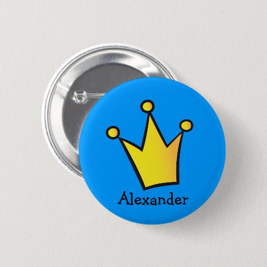 Princess Crown Button (Voorkant /achterkant)